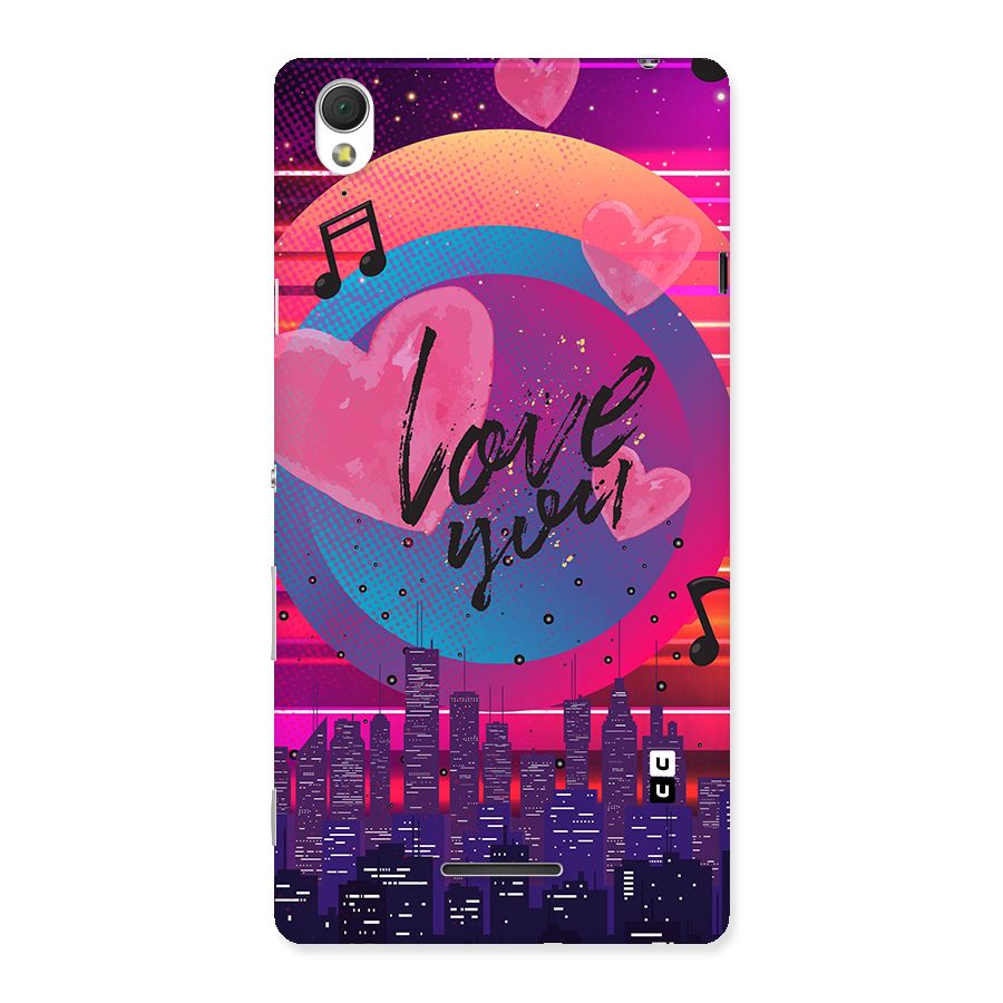Music City Love Back Case for Sony Xperia T3