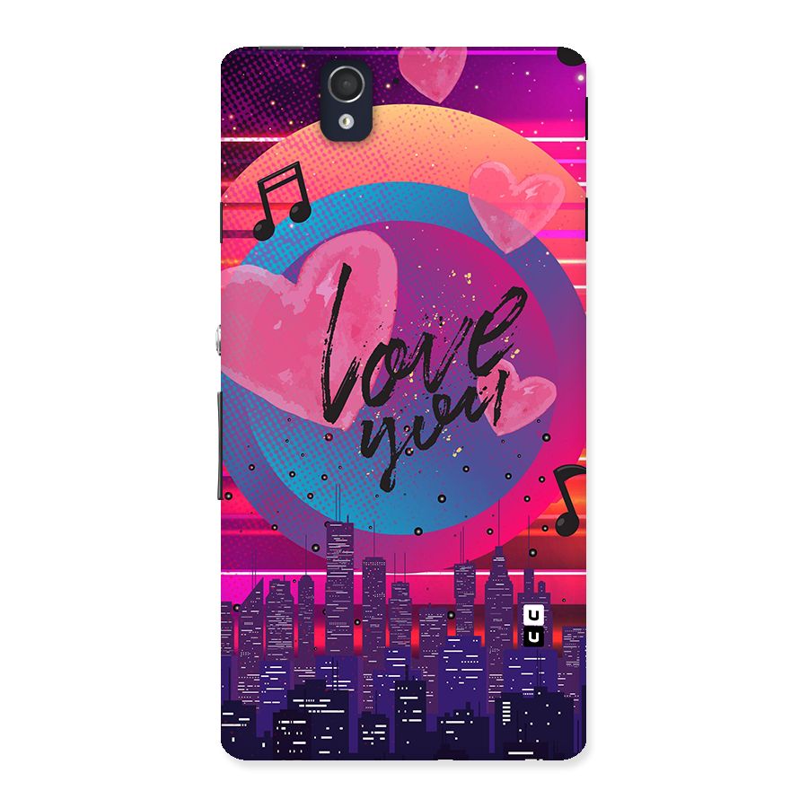 Music City Love Back Case for Sony Xperia Z