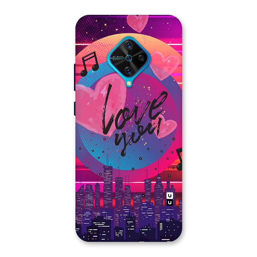 Music City Love Back Case for Vivo S1 Pro