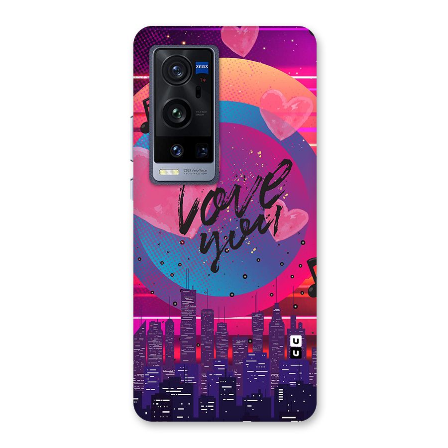 Music City Love Glass Back Case for Vivo X60 Pro Plus