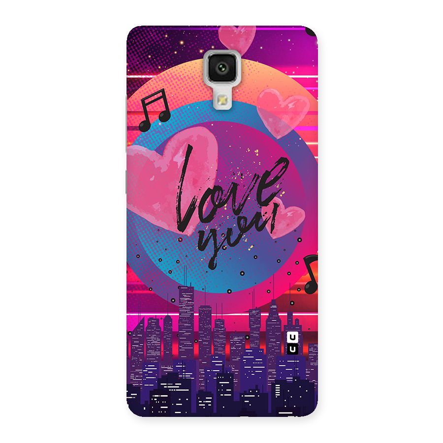Music City Love Back Case for Xiaomi Mi 4
