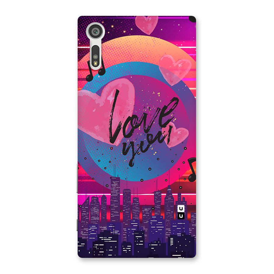Music City Love Back Case for Xperia XZ