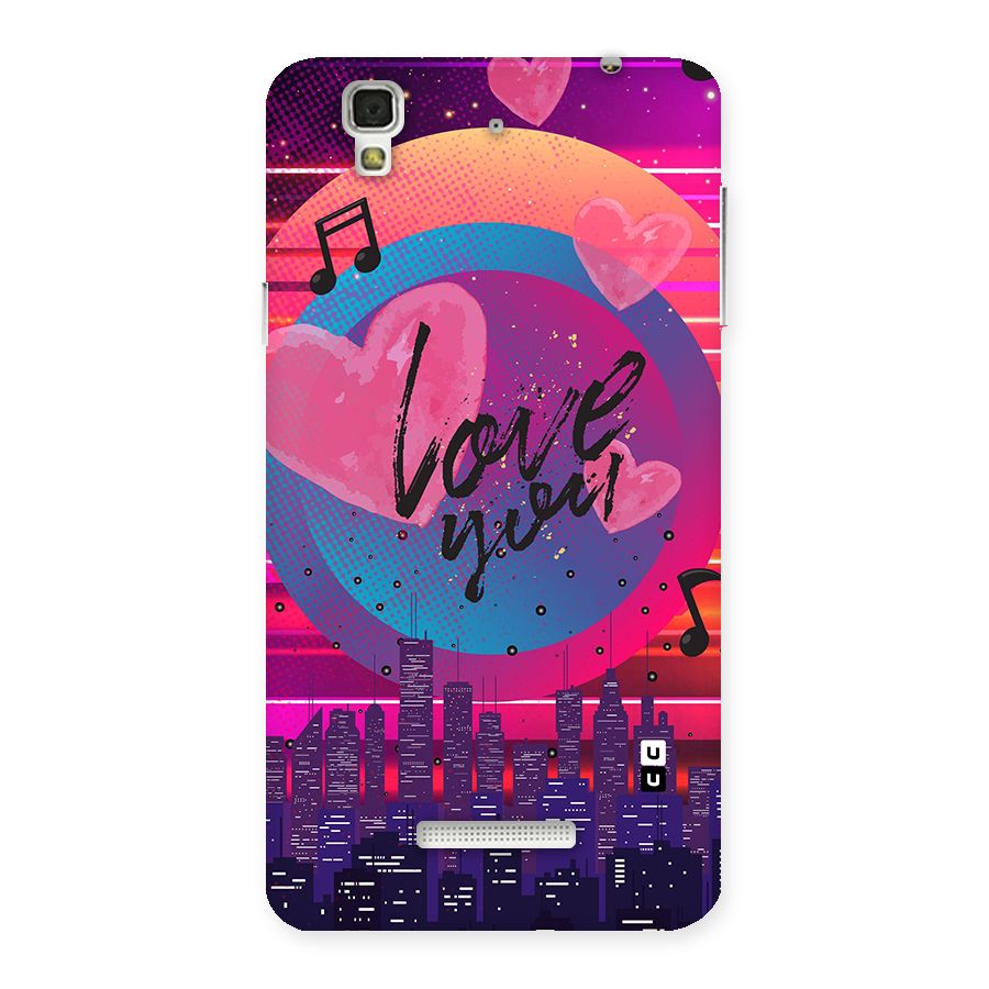 Music City Love Back Case for YU Yureka Plus