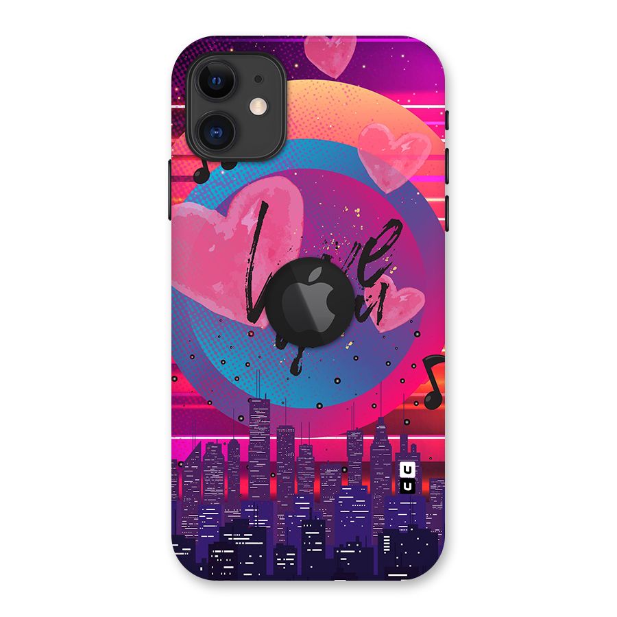 Music City Love Back Case for iPhone 11 Logo Cut