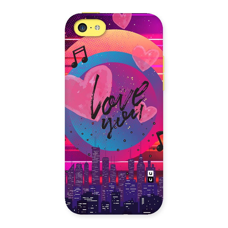 Music City Love Back Case for iPhone 5C