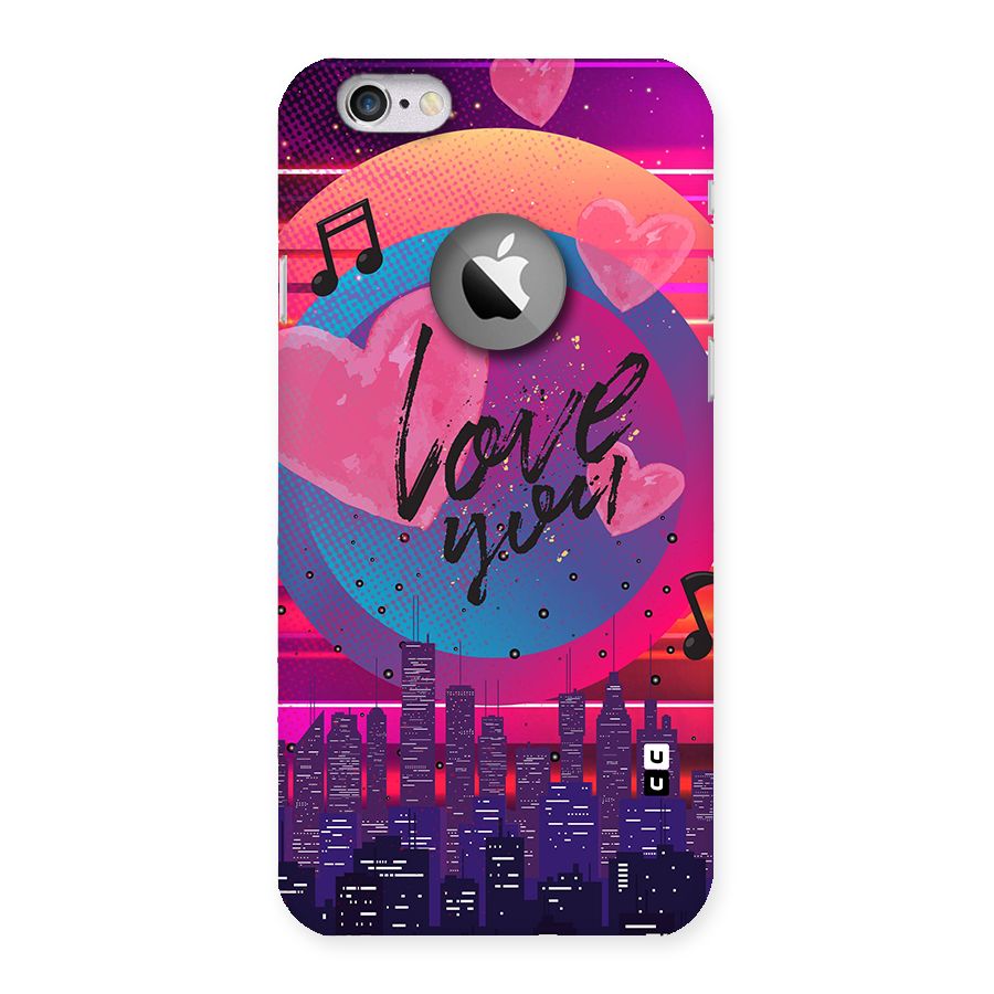 Music City Love Back Case for iPhone 6 Logo Cut