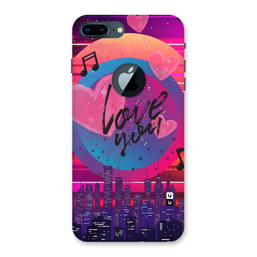 Music City Love Back Case for iPhone 7 Plus Logo Cut