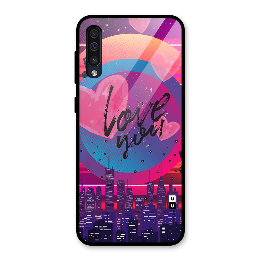 Music City Love Glass Back Case for Galaxy A50