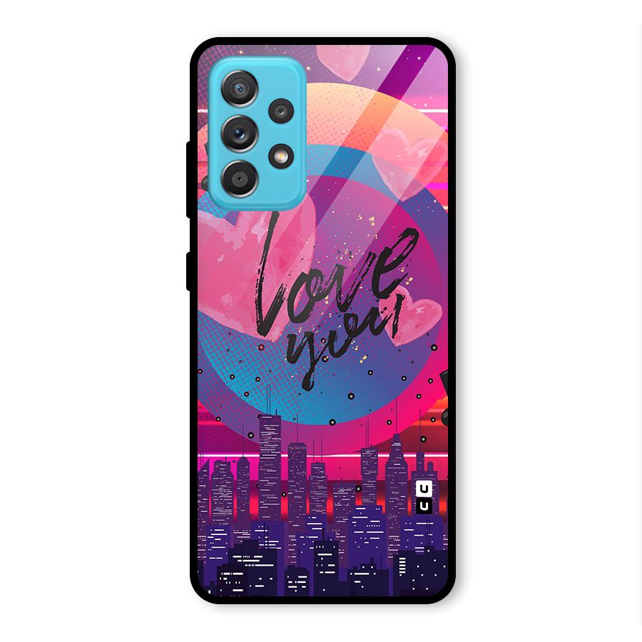 Music City Love Glass Back Case for Galaxy A52
