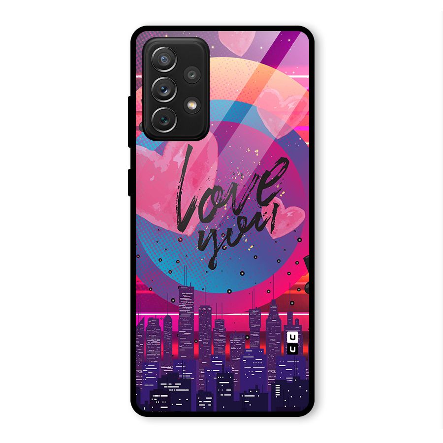 Music City Love Glass Back Case for Galaxy A72