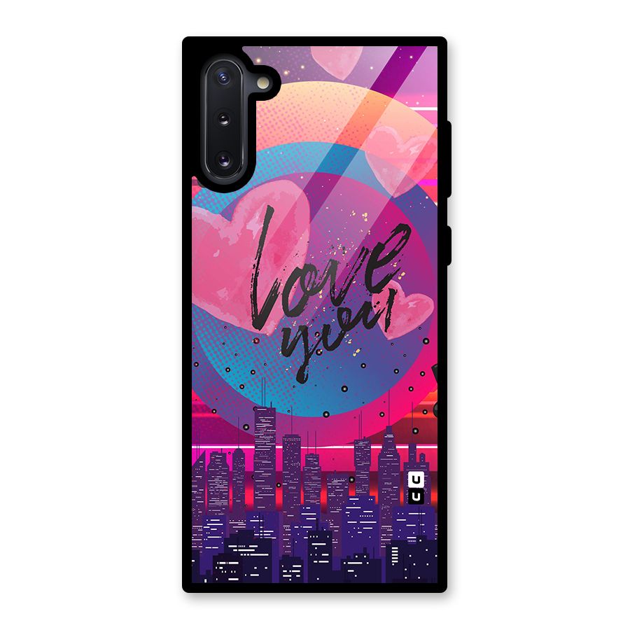 Music City Love Glass Back Case for Galaxy Note 10