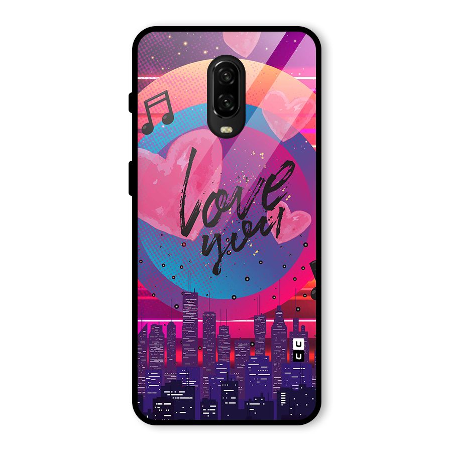 Music City Love Glass Back Case for OnePlus 6T