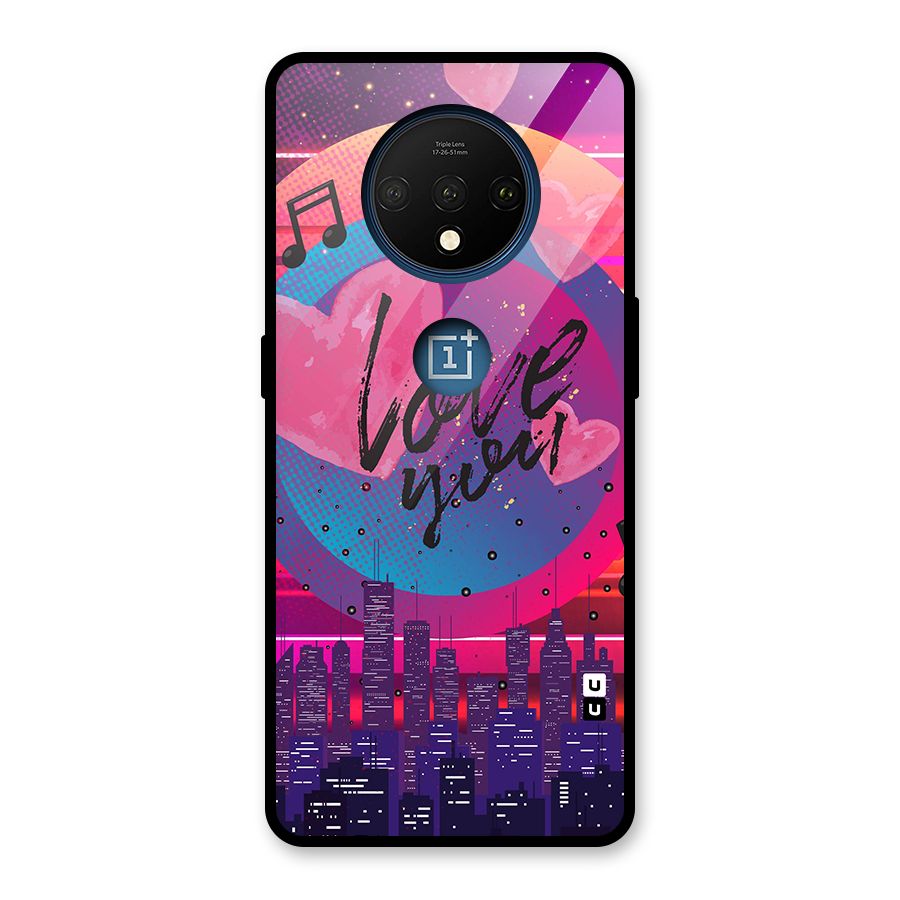 Music City Love Glass Back Case for OnePlus 7T