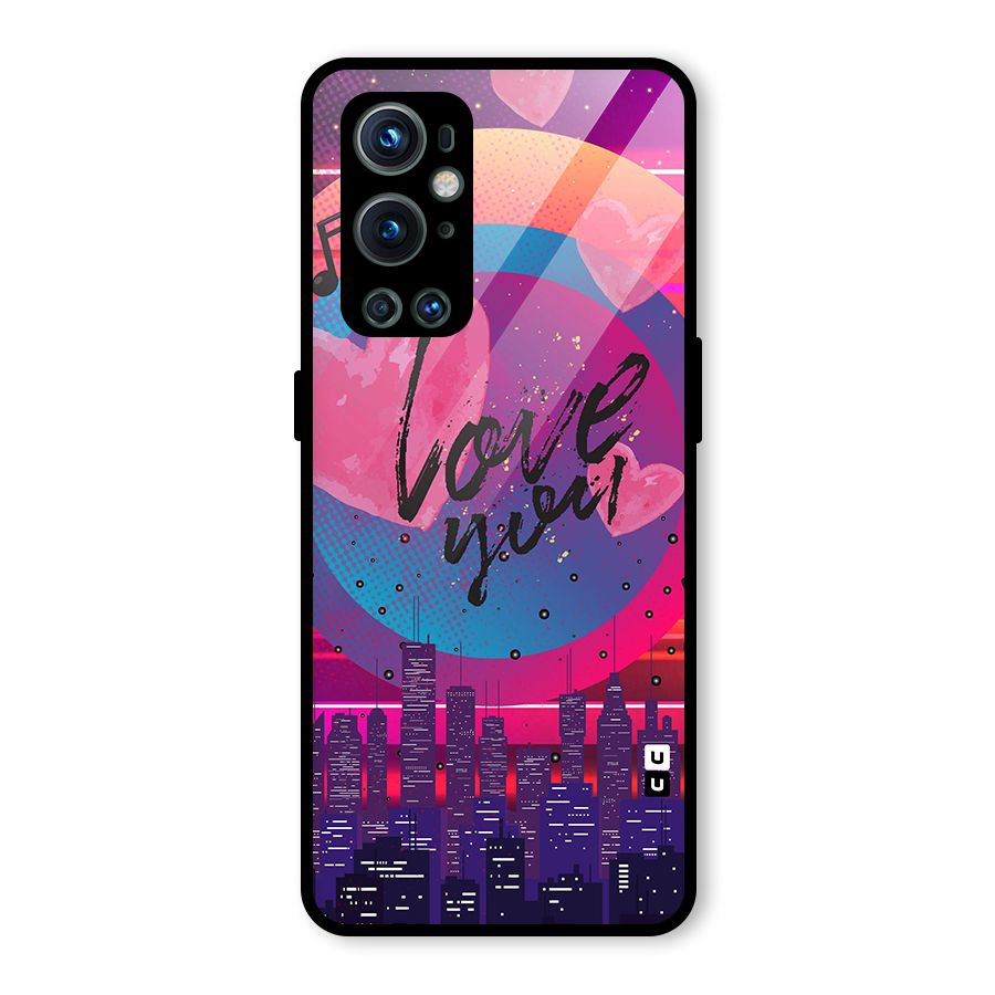 Music City Love Glass Back Case for OnePlus 9 Pro