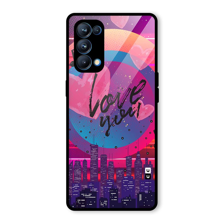 Music City Love Glass Back Case for Oppo Reno5 Pro 5G
