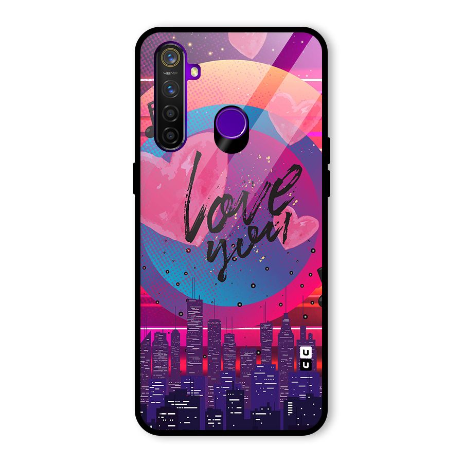 Music City Love Glass Back Case for Realme 5 Pro