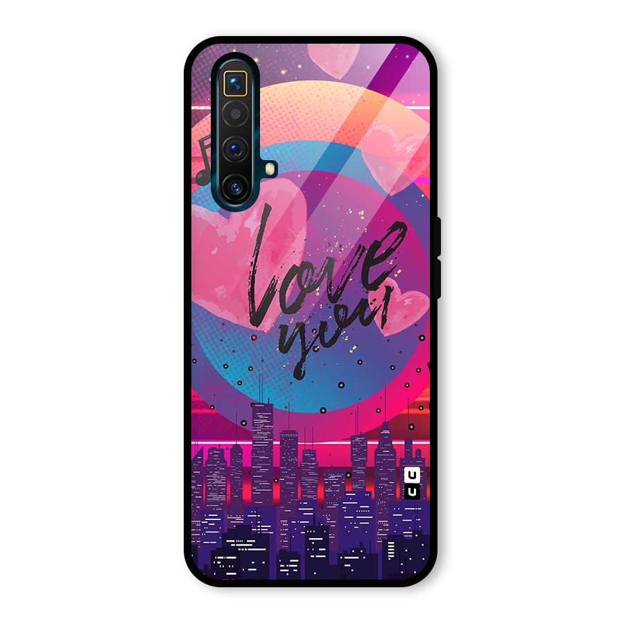 Music City Love Glass Back Case for Realme X3 SuperZoom