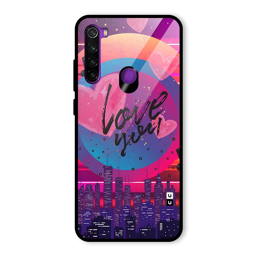 Music City Love Glass Back Case for Redmi Note 8