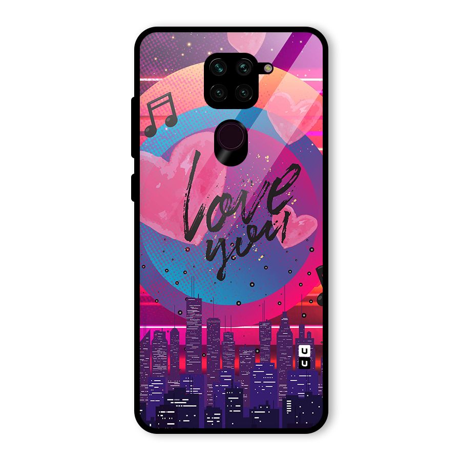 Music City Love Glass Back Case for Redmi Note 9