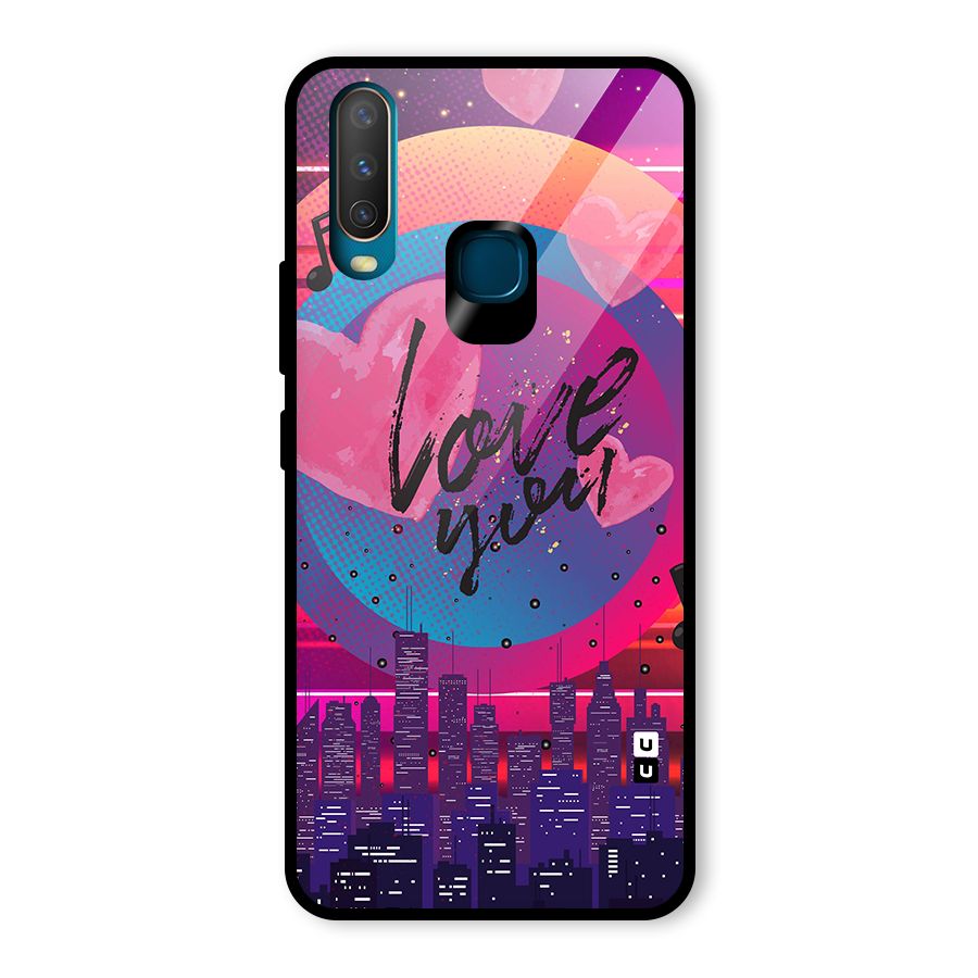 Music City Love Glass Back Case for Vivo U10