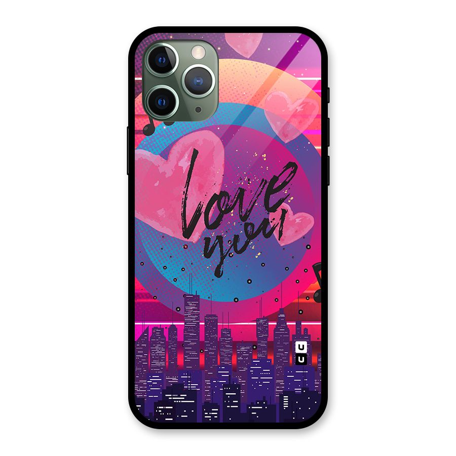 Music City Love Glass Back Case for iPhone 11 Pro