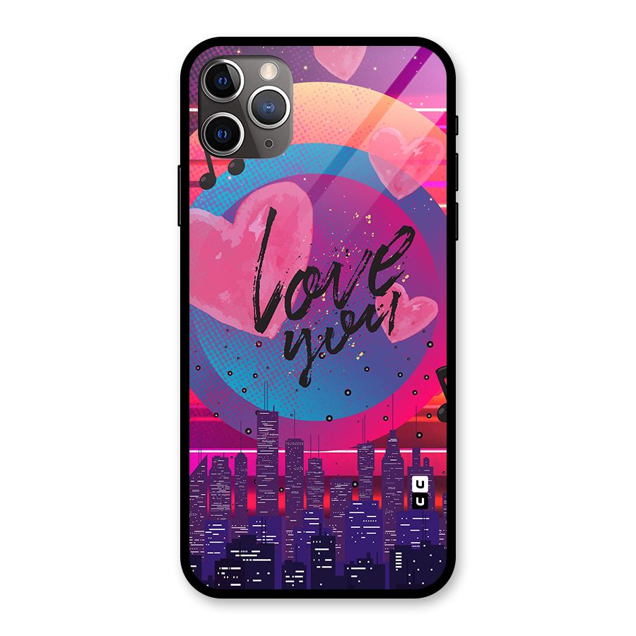 Music City Love Glass Back Case for iPhone 11 Pro Max