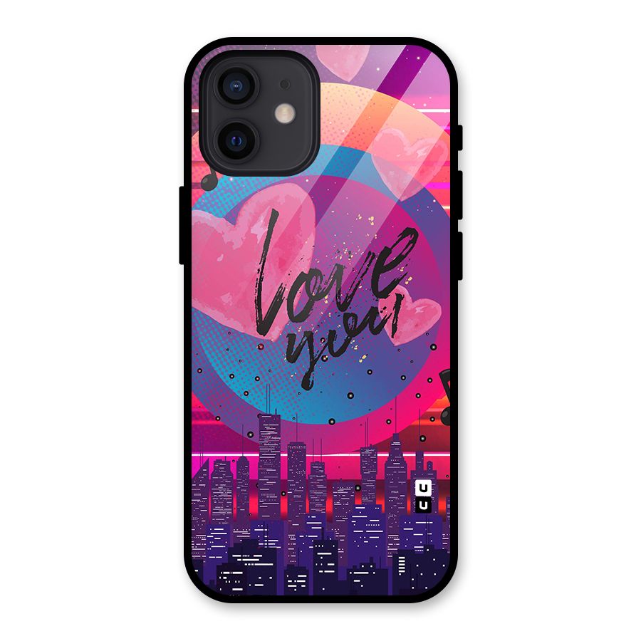 Music City Love Glass Back Case for iPhone 12