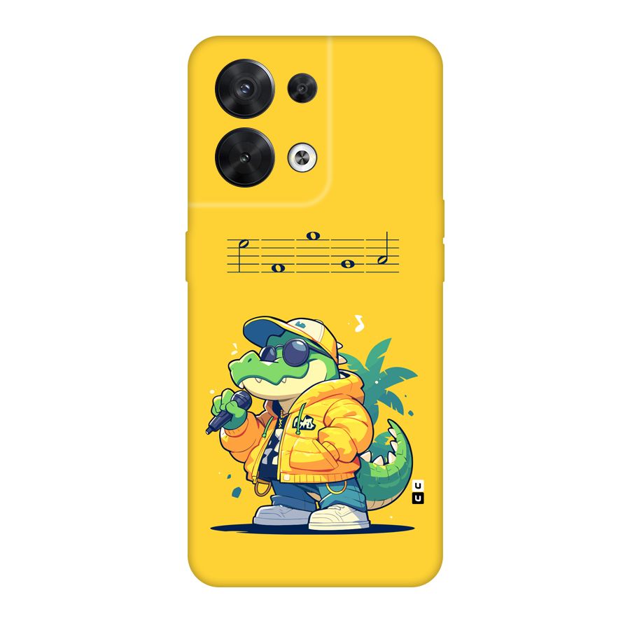 Music Gator Back Case for Oppo Reno8 5G