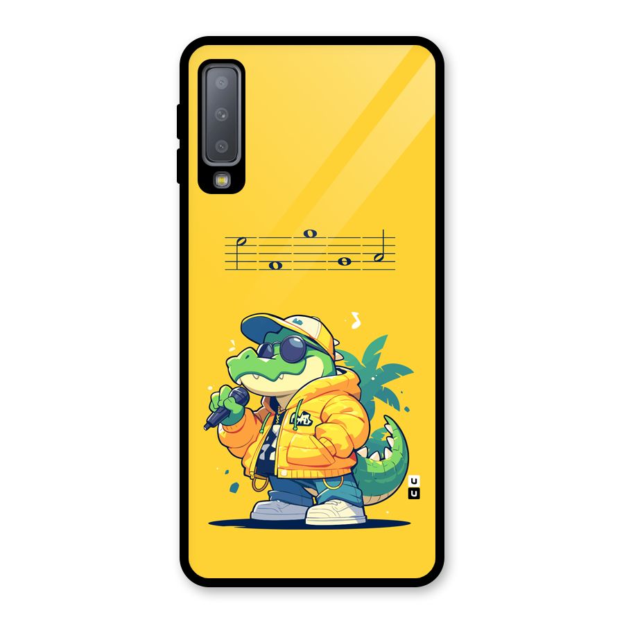 Music Gator Glass Back Case for Galaxy A7 (2018)