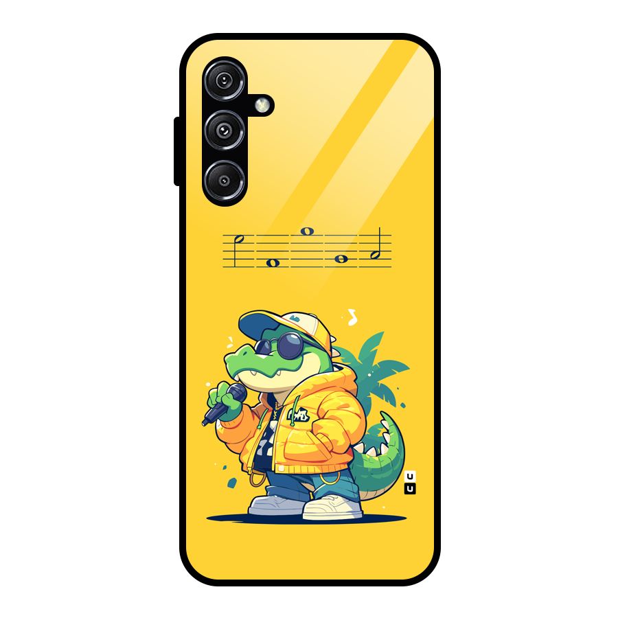 Music Gator Glass Back Case for Galaxy M34 5G