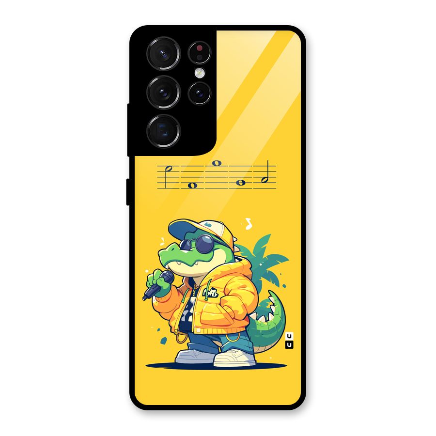 Music Gator Glass Back Case for Galaxy S21 Ultra 5G
