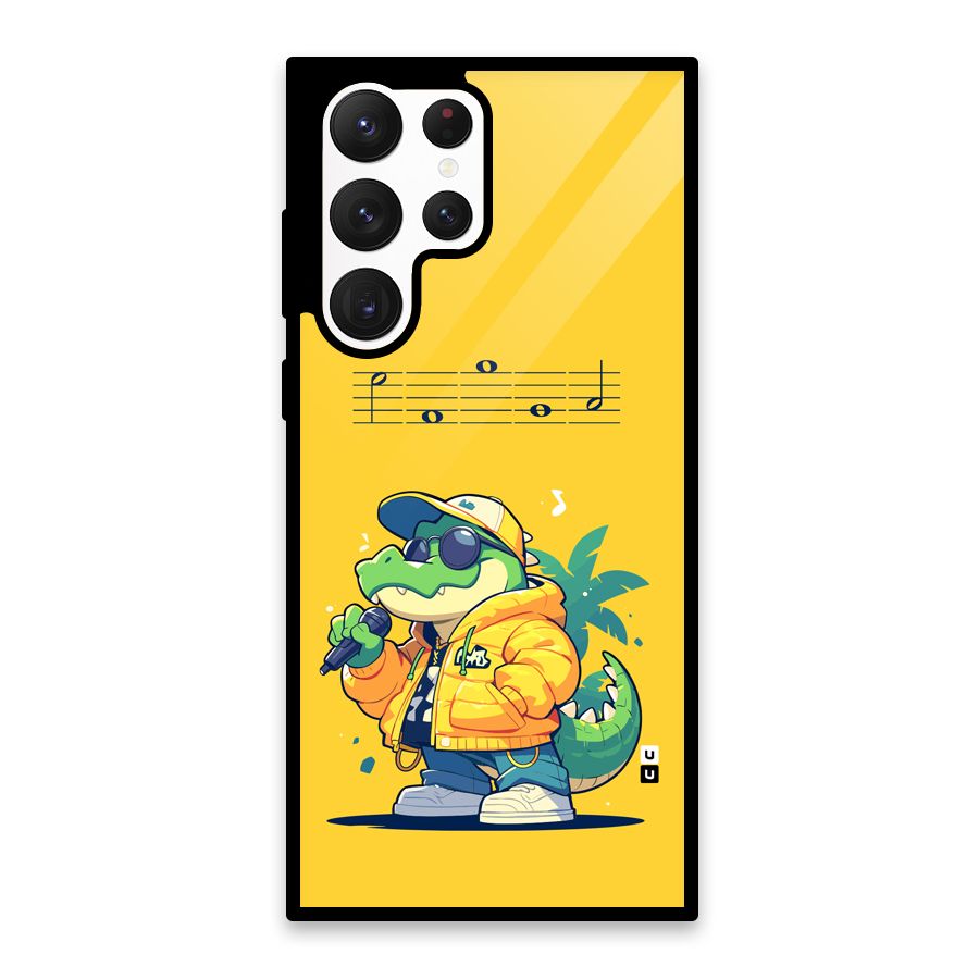 Music Gator Glass Back Case for Galaxy S22 Ultra 5G