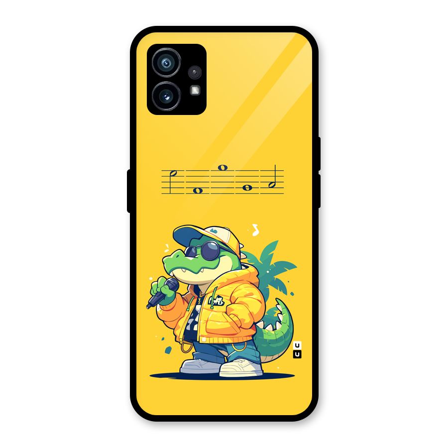 Music Gator Glass Back Case for Nothing Phone 1
