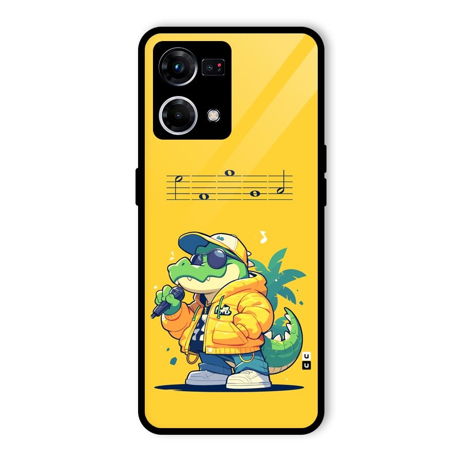 Music Gator Glass Back Case for Oppo F21s Pro 4G