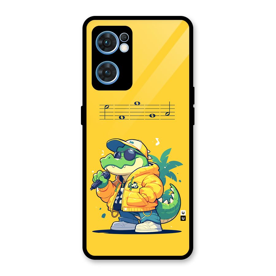Music Gator Glass Back Case for Oppo Reno7 5G