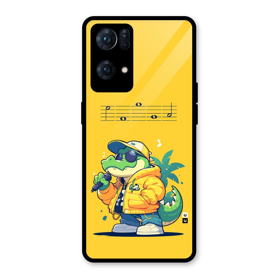 Music Gator Glass Back Case for Oppo Reno7 Pro 5G