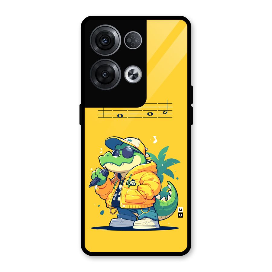 Music Gator Glass Back Case for Oppo Reno8 Pro 5G