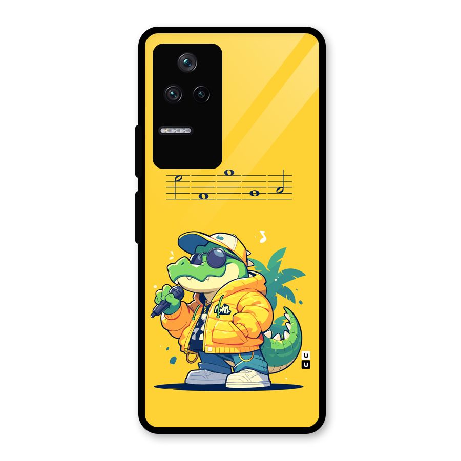 Music Gator Glass Back Case for Poco F4 5G
