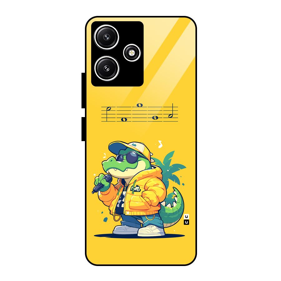 Music Gator Glass Back Case for Poco M6 Pro