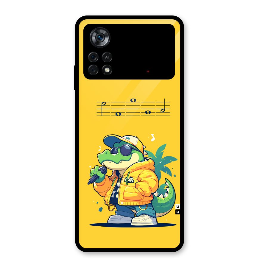 Music Gator Glass Back Case for Poco X4 Pro 5G