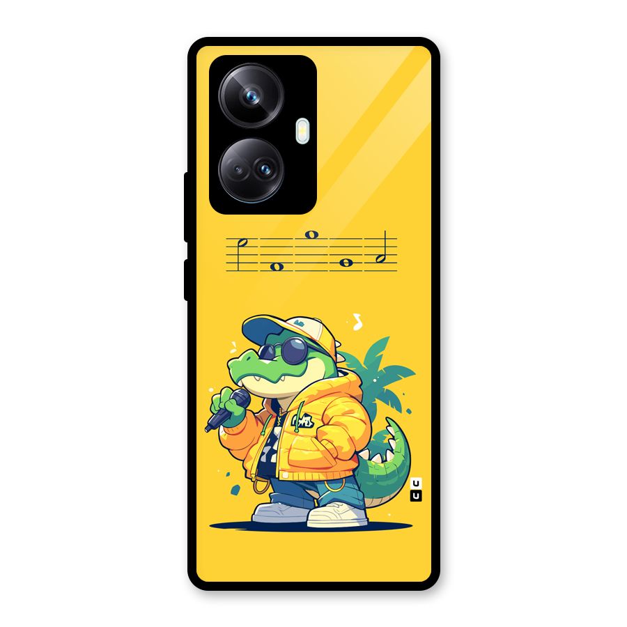 Music Gator Glass Back Case for Realme 10 Pro Plus