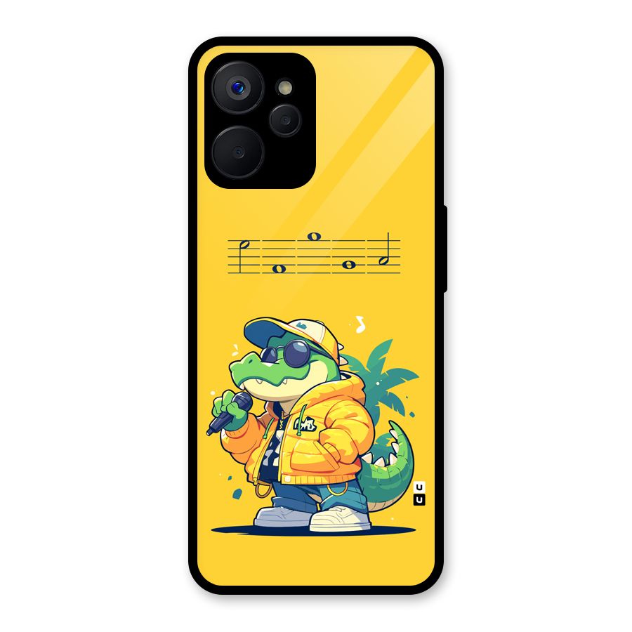 Music Gator Glass Back Case for Realme 9i 5G