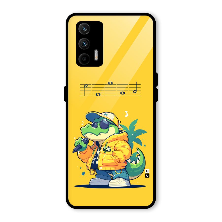 Music Gator Glass Back Case for Realme GT 5G