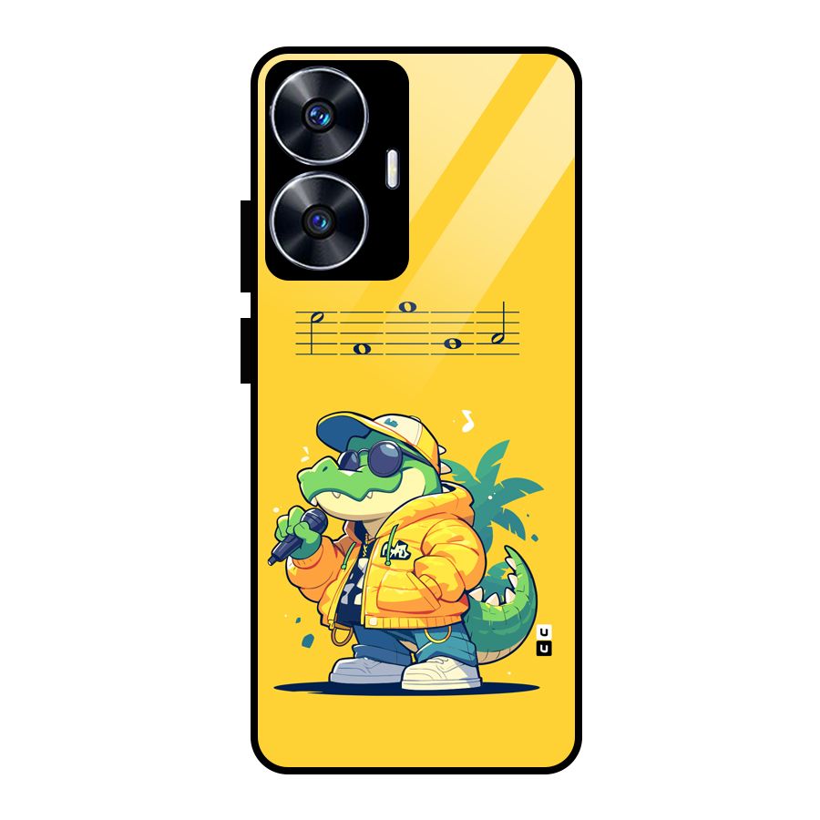 Music Gator Glass Back Case for Realme Narzo N55