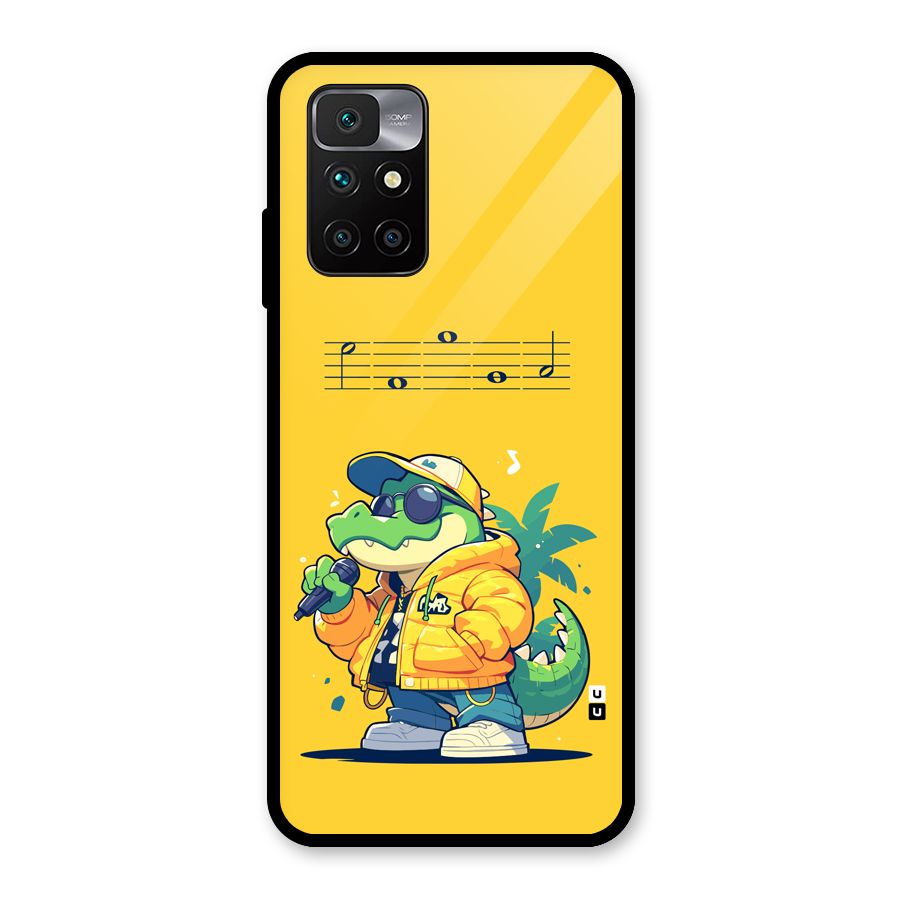 Music Gator Glass Back Case for Redmi 10 Prime