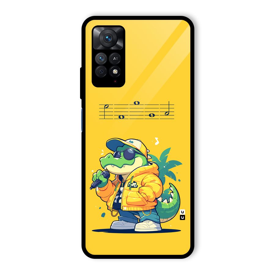Music Gator Glass Back Case for Redmi Note 11 Pro