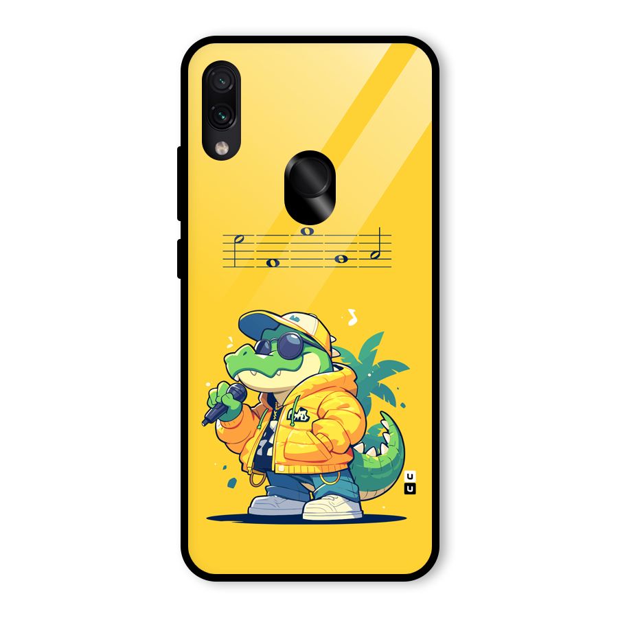Music Gator Glass Back Case for Redmi Note 7 Pro