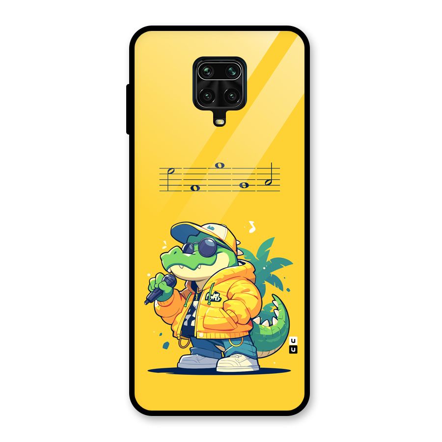 Music Gator Glass Back Case for Redmi Note 9 Pro