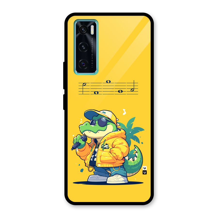 Music Gator Glass Back Case for Vivo V20 SE