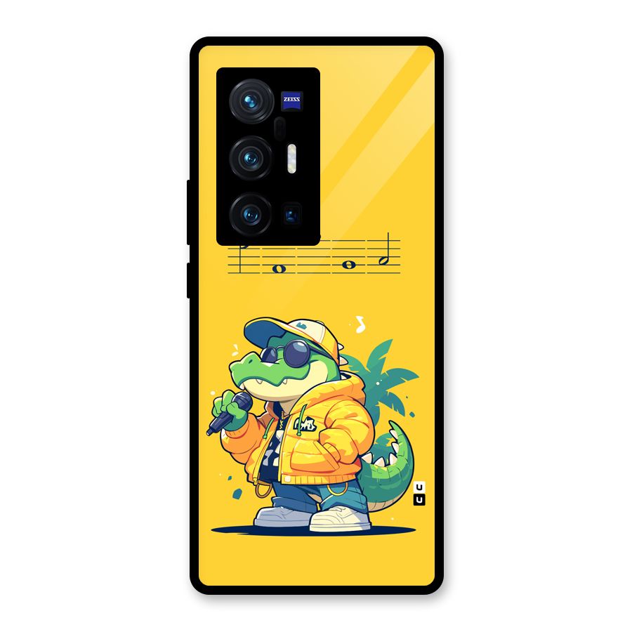 Music Gator Glass Back Case for Vivo X70 Pro Plus
